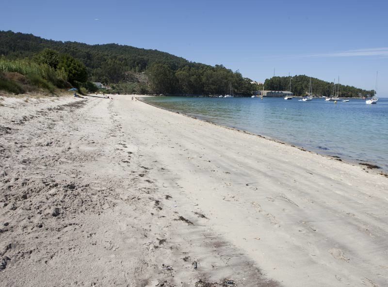 Playa de Arnelas, en O Hío