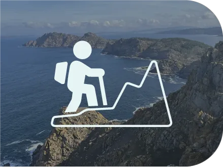 Ruta de senderismo en las Islas Cíes